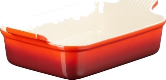 Le Creuset Heritage rektangulær ildfast form 26x19 cm cerise Le Creuset Heritage rektangulær ildfast form 26x19 cm cerise