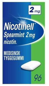 Nicotinell 2 mg tyggegummi spearmint 96 stk