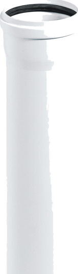 AVLØPSRØR 40MM PP HVIT 0.5M M/MUFFE