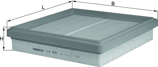 Luftfilter MAHLE ORIGINAL LX 328 Luftfilter MAHLE ORIGINAL LX 328
