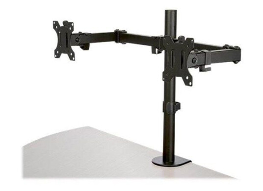 StarTech.com Desk Mount Dual Monitor Arm - Crossbar - Articulating - Steel - desk mount (adjustable arm) StarTech.com Desk Mount Dual Monitor Arm - Crossbar - Articulating - Steel - desk mount (adjustable arm)