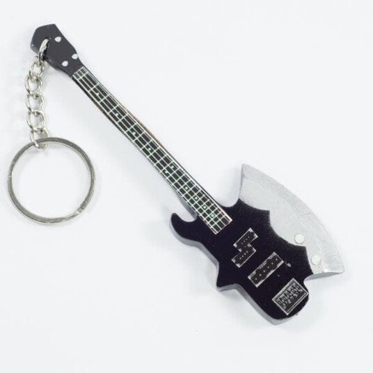 Keychain: KISS Gene Simmons AXE Bass mod. exclusive Keychain: KISS Gene Simmons AXE Bass mod. exclusive
