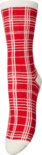 Becksöndergaard Grid Visca Sock Red 37 39