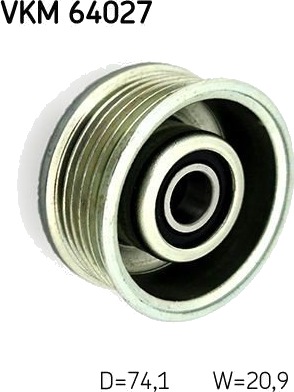 Løpehjul, vifterem SKF VKM 64027