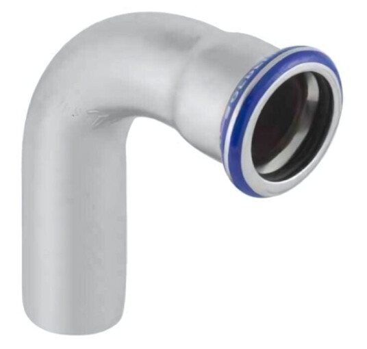 Geberit Syrefast 90° Bend 76,1mm Pressfitting for Hydraulikk