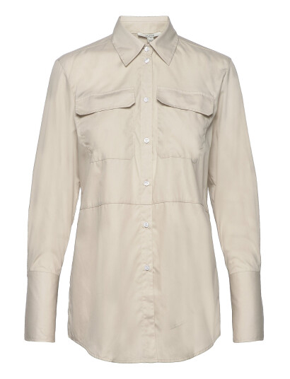House Of Dagmar Simone Poplin - Beige - 34 House Of Dagmar Simone Poplin - Beige - 34