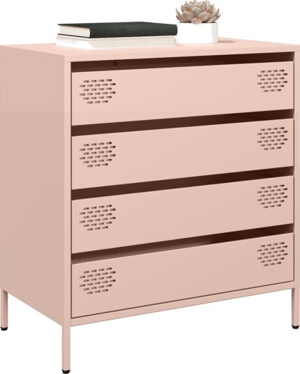 Skjenk rosa 68x39x73,5 cm kaldvalset stål 8721102930447