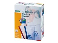 Limomslag Leitz A4 hvid 4 mm karton - (100 stk.)