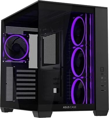 Asus A32 Plus ATX Kabinett Tower med Sidepanel av Herdet Glass Svart Asus A32 Plus ATX Kabinett Tower med Sidepanel av Herdet Glass Svart