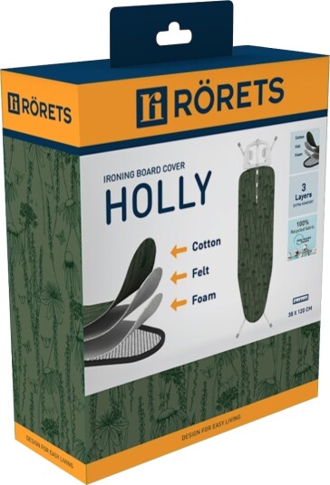 RÖRETS OVERTREKK TIL STRYKEBRETT HOLLY 3LAGS