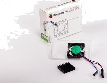 Raspberry Pi Vifte og Heatsink til Pi 4 Case SC0448 Raspberry Pi Vifte og Heatsink til Pi 4 Case SC0448