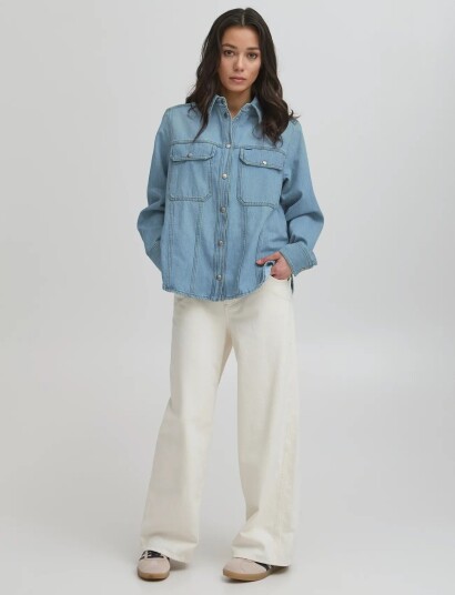 Ball Baleon Denim Shirt Blue XS Ball Baleon Denim Shirt Blue XS