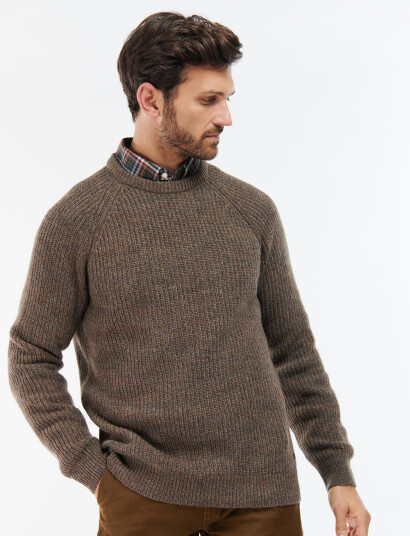 Barbour Barbour Horseford Crew Neck Jumper - Brown - S