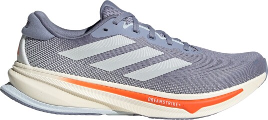 Adidas Mens Supernova Rise 2 Silver/Zero Metallic/Impact Orange 44"