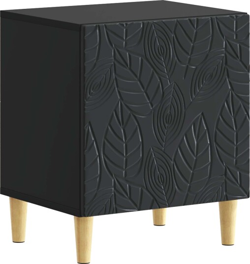  Nattbord Svart 43 x 34,5 x 50 cm Konstruert tre