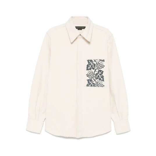 Federico Cina Herre Skjorter Beige M, Federico Cina Herre Skjorter Beige M,
