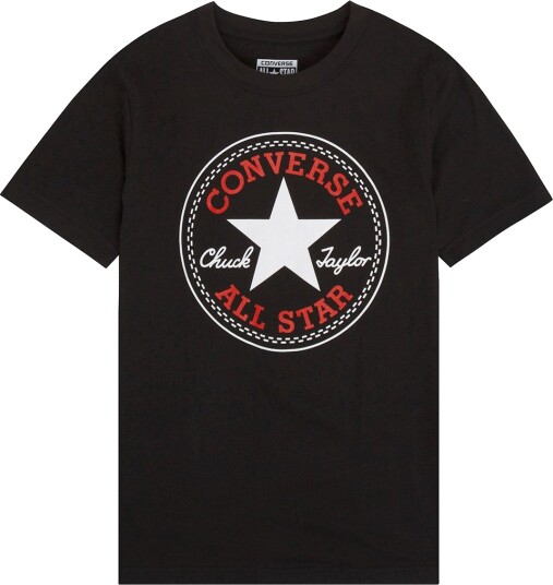 Converse T skjorte Svart Converse 5 6 år 110 116 T skjorte