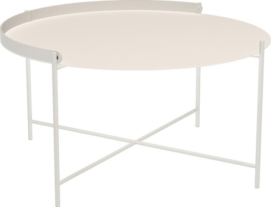 Edge Brettbord Ø76 cm Muted White Edge Brettbord Ø76 cm Muted White