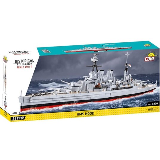 Cobi Historical Collection Byggesett 2613 Deler Hms Hood Skip Cobi Historical Collection Byggesett 2613 Deler Hms Hood Skip