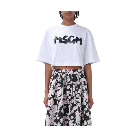 Msgm Dame Topper Hvit L