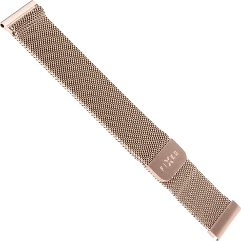 FIXED Mesh Strap for Smartwatch Universal 22mm Rose Gold