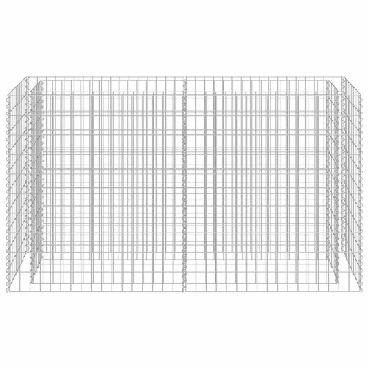 vidaXL Gabion høybed galvanisert stål 180x50x100 cm