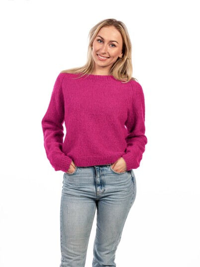 Elben genser pink
