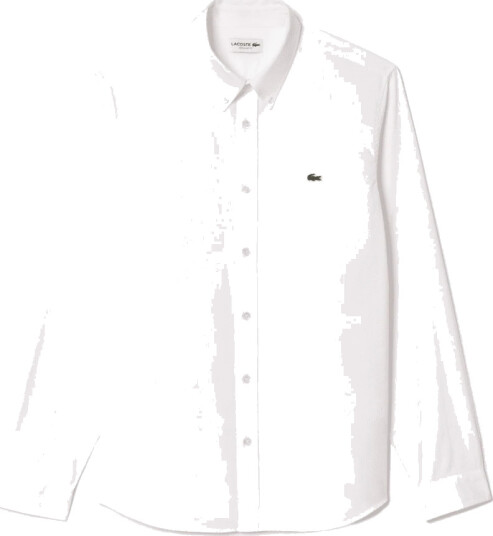 Lacoste Herre Skjorter Hvit 3XL,