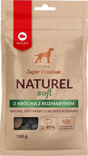 Maced Super Premium Naturel Myke Kaninbiter Med Rosmarin 3 X 100 G Maced Super Premium Naturel Myke Kaninbiter Med Rosmarin 3 X 100 G