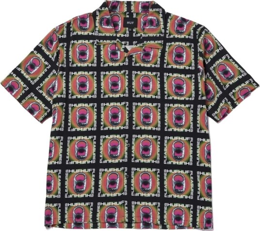 HUF Herre Skjorter Flerfarget L,