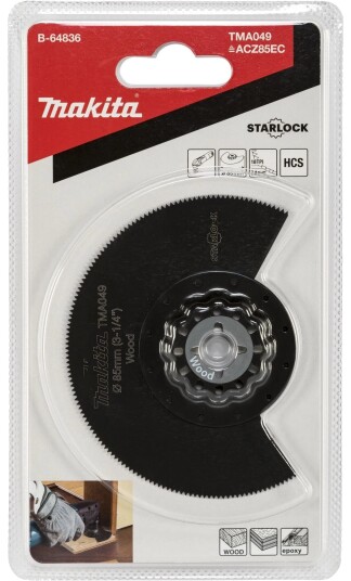 Makita B-64836 Segmentblad for treverk - 85mm