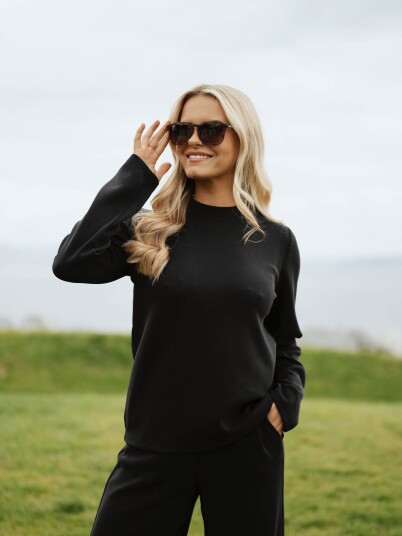 Selected Femme Tenny Long Sleeve Boxy Tee Sort S