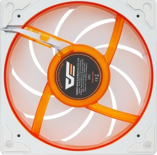 Darkflash DE8 120mm ARGB Kjølevifte Hvit med PWM Kontroller Darkflash DE8 120mm ARGB Kjølevifte Hvit med PWM Kontroller