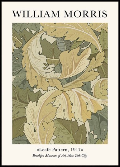 William Morris Leafe Pattern Plakat Plakat / 100x150cm