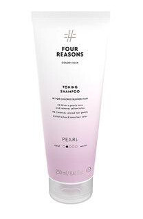 Four Reasons Pearl Toning Shampoo for Colored Hair 250ml - Vegan and Sulfate-Free Four Reasons Pearl Toning Shampoo for Colored Hair 250ml - Vegan and Sulfate-Free