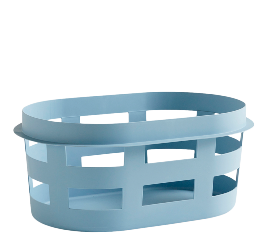 Hay Basket oppbevaringskurv liten soft blue Hay Basket oppbevaringskurv liten soft blue