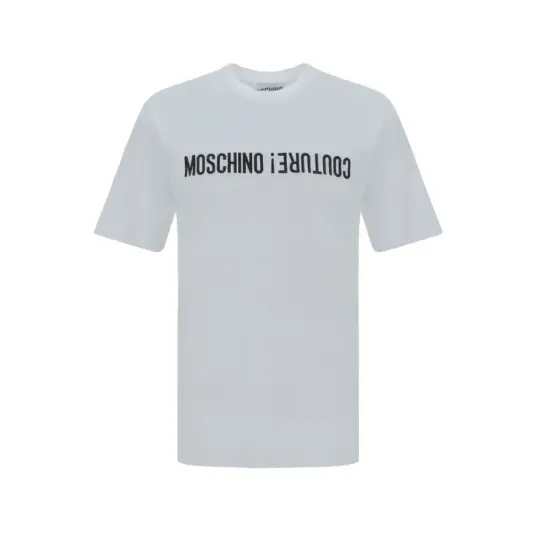 Moschino Herre Topper Hvit S Moschino Herre Topper Hvit S