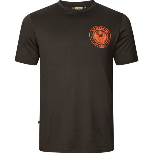 Härkila Men"s Game Short Sleeve T-Shirt Shadow Brown Wildboar XL