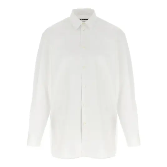 Jil Sander Herre Skjorter Hvit L Jil Sander Herre Skjorter Hvit L