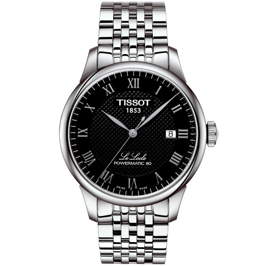 Tissot Le Locle Powermatic 80 T0064071105300 - Herre - 39 mm - Analog - Automatisk - Safirglass Tissot Le Locle Powermatic 80 T0064071105300 - Herre - 39 mm - Analog - Automatisk - Safirglass