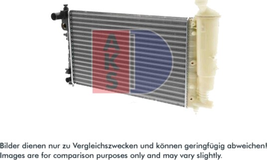 AKS DASIS 160007N Radiator motorkjøling