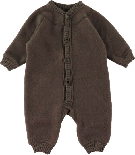 Joha Ull  Ulldress I Børstet Ull 100% Merino Mørk Brun 90
