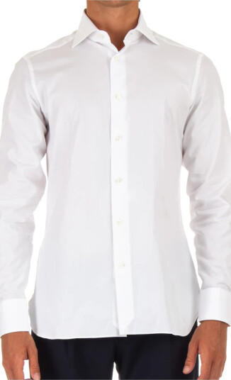 Zegna Herre Skjorter Hvit XL,