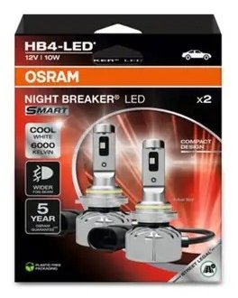 Osram NIGHT BREAKER LED SMART HB4. Maksimal lysstyrke. Slitesterk ytelse. Enkel montering.