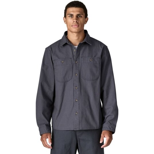 Patagonia M's Point Reyes Canvas Shirt Smolder Blue Patagonia M's Point Reyes Canvas Shirt Smolder Blue