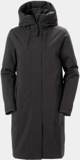 Helly Hansen Victoria Isolert Regnjakke Med Hette Dame SvartXS