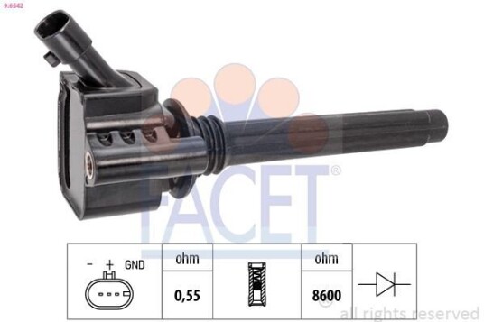 Tennspole coil FACET 9.6542 Tennspole coil FACET 9.6542