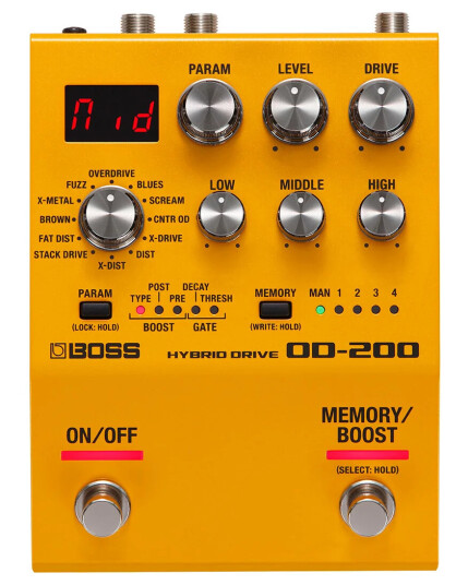 Boss OD-200 Hybrid Overdrive Boss OD-200 Hybrid Overdrive