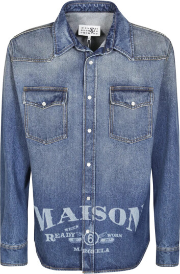 MM6 Maison Margiela Herre Skjorter Blå S,