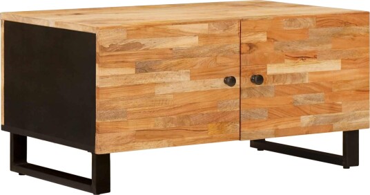 Kaffebord Brun 80 x 50 x 40 cm Massiv mango tre